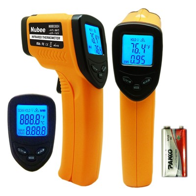 Temperature Gun Non-contact Infrared IR Laser Digital ...