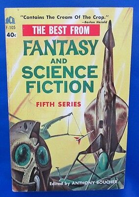1956 BEST FROM FANTASY/SCI FI 5TH ED by Anthony Boucher Paperback Ace 3rd