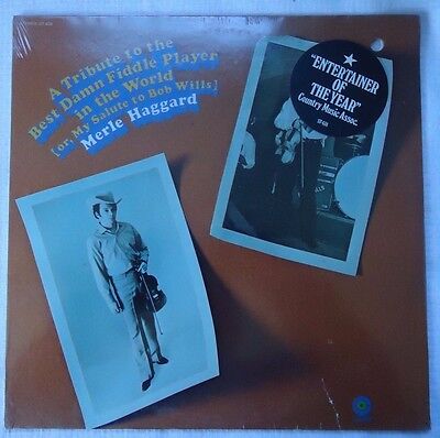 MERLE HAGGARD Tribute Best Damn Fiddle Player Bob Willis LP Capitol #ST 638