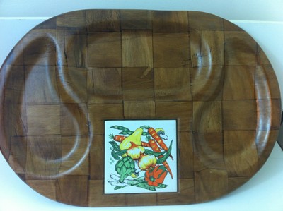 Wood Vegetable Set Party Serving Tray made ...