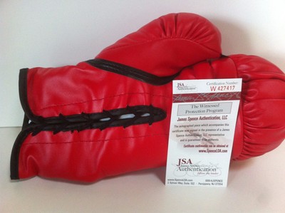 MICHAEL MOORER JSA WPP COA SIGNED GLOVE
