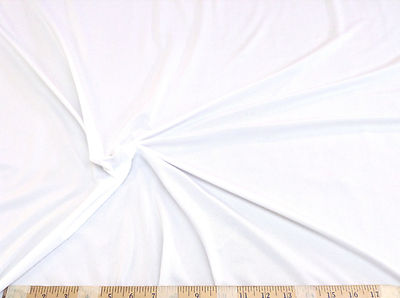 Discount-Fabric-Light-Weight-Lycra-Spandex-4-way-stretch-White-LY785