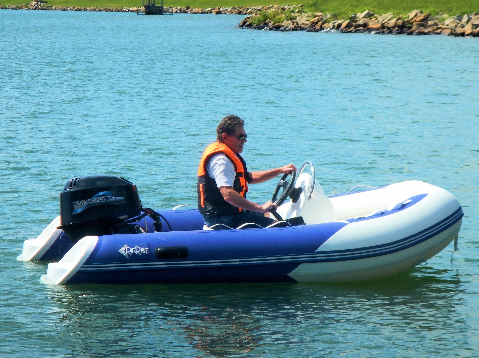 New Rigid Hull Inflatable Boat with 30HP Outboard