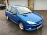 56 reg Peugeot 206 SW 1.4HDi 70 Verve Estate 5 Door Bright Blue metallic £30 tax