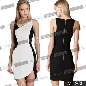 Celebrity-Optical-Illusion-Bodycon-Black-White-Bandage-Party-Towie ...