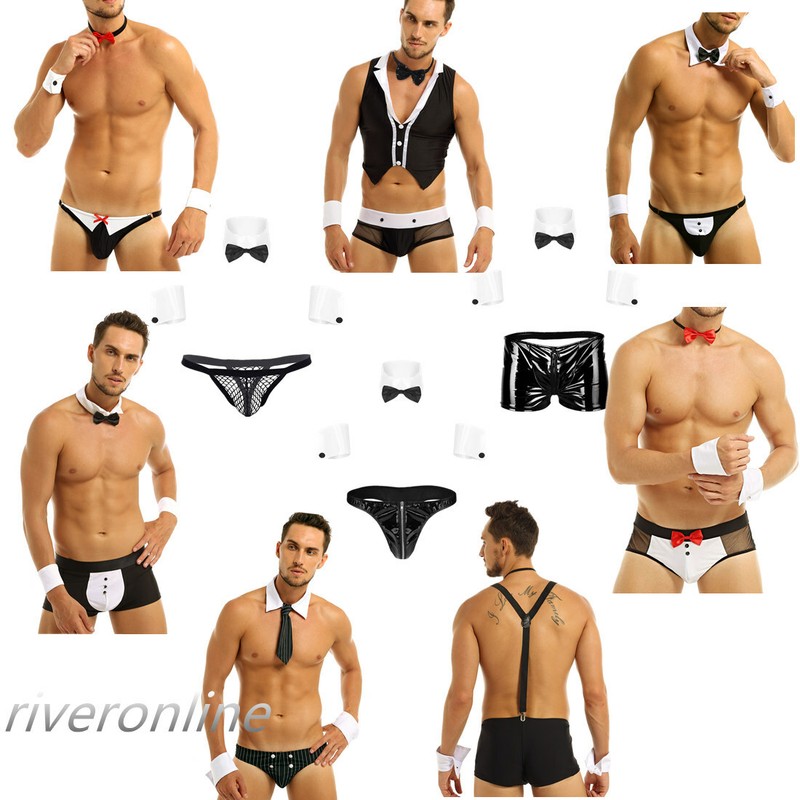 Трусы-мешочек Soft Line красно-белые, S-L 5591449530 - Soft Line collection - Мужское ролевое эротическое бельё - Купить