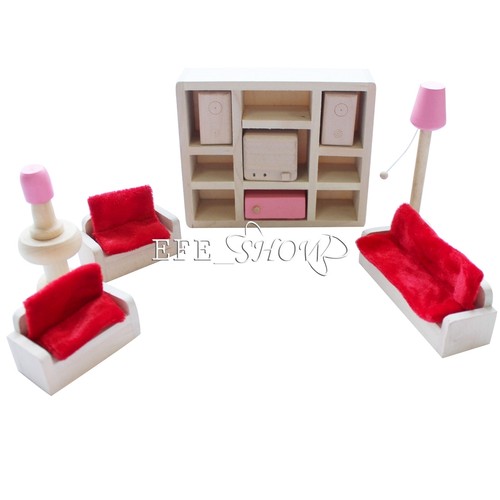 Muebles para casa de muñecas, cocina, cama, sala Madera muebles para Muebles para casa de muñecas, cocina, cama, sala Madera muebles para