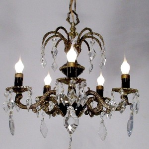 about Ceiling Empire  Antique crystals Chandelier Details chandelier Vintage  antique  Bronze vintage French