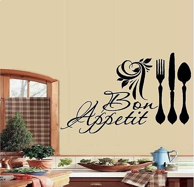 Bon Appetit #3 - Kitchen, Words & Phrases, Wall (Best 3 Word Phrases)