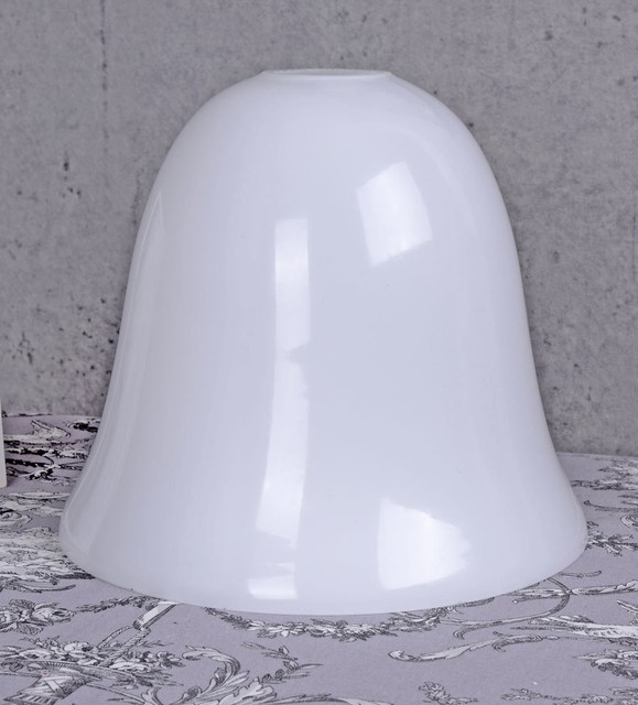 Replacement shade CLASSIC 1930s YEARS ART DECO LAMP SHADE MAZDA Opal glass White