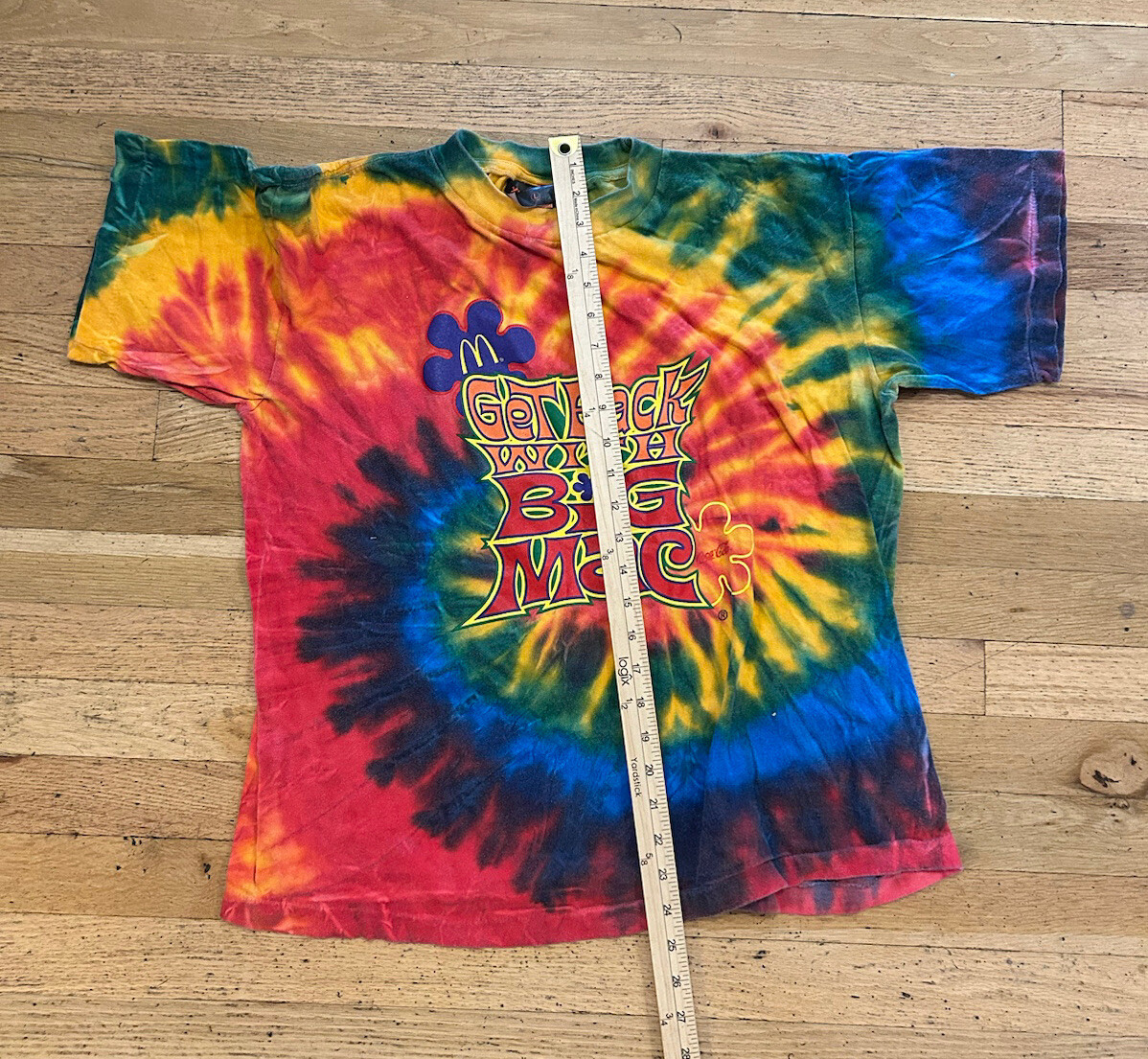 Yahoo!オークション Vintage McDonald’s Tie Dye Get Back Big Mac S...