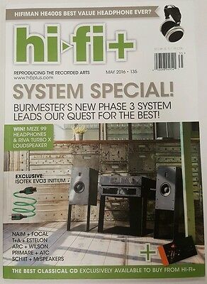 Hi Fi + System Special Best Value Headphones Burmester May 2016 FREE SHIPPING