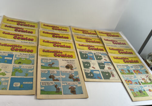 15 Collectible Comics Animal Crackers Lot Sunday Herald Gil Kane Vintage LOT