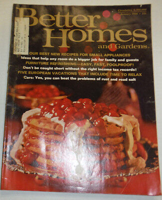 Better Homes And Gardens Magazine Five European Vacations January 1966