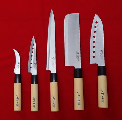 5 Knives Set Chef Knife Japanese Sashimi ...