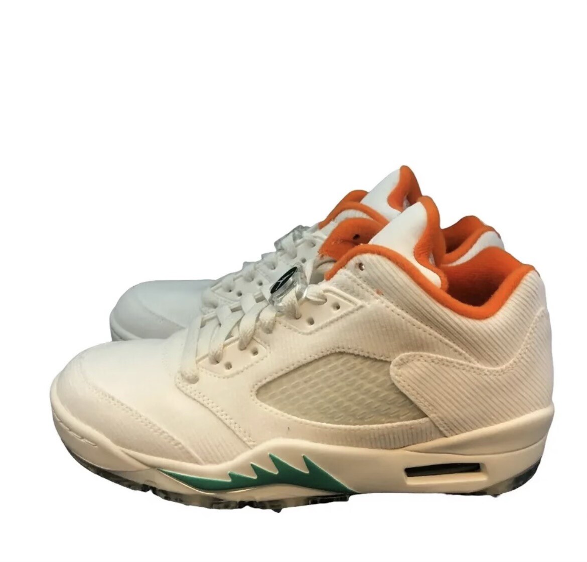 ナイキ エアジョーダン 5 Low Golf White/Orange CW4204-100 Men 26.5