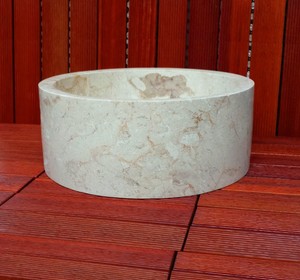 Natural Stone Counter Top Wash Basin Marble Sink Vanity (MM4016 ...