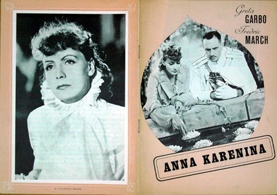 ANNA KARENINA 1935 Greta Garbo, Fredric March DANISH BROCHURE