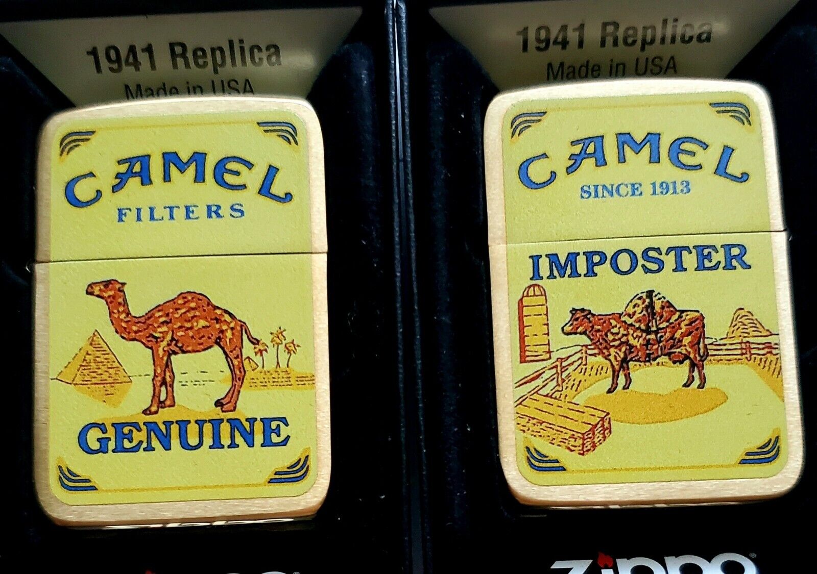 Zippo Camel Imposter LIMITED EDITION CZ 50 MADE 1941 Brush Brass 2023 Lighter
