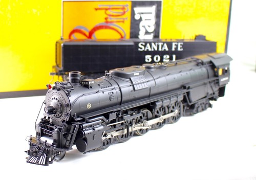 Sunset 3rd Rail O Santa Fe 2-10-4 Steam Loco ATSF #5021 Painted Brass 