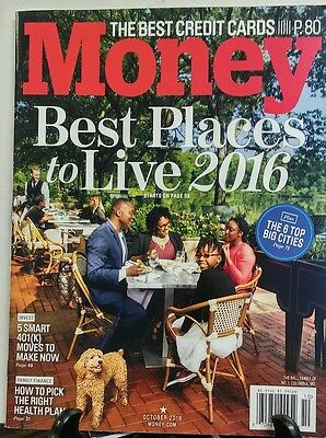 Money October 2016 Best Places to Live 2016 Best Credit Cards FREE SHIPPING
