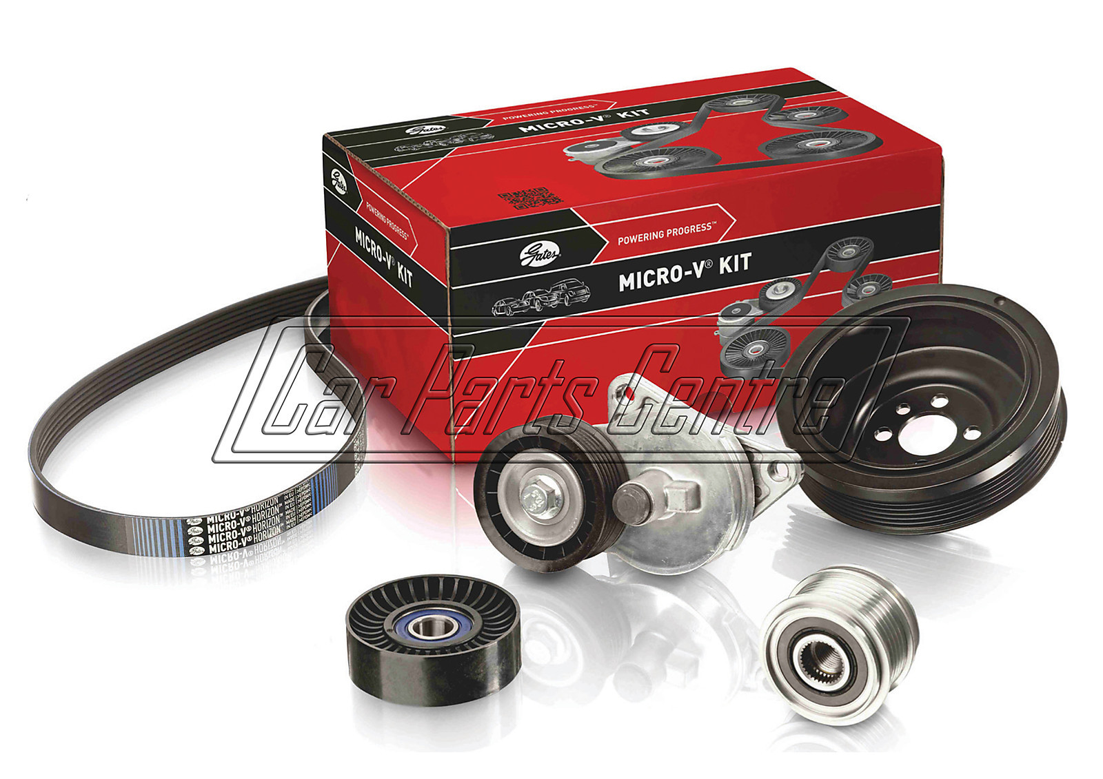 FOR BMW 3 SERIES E46 330D M57306D1 GATES DRIVE FAN BELT TENSIONER IDLER