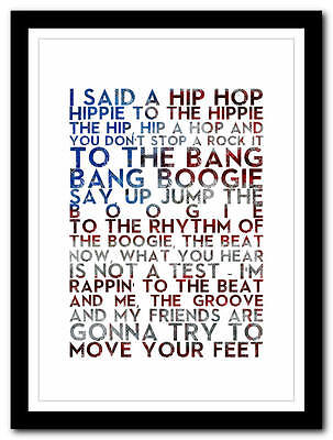 THE SUGARHILL GANG - Rapper's Delight  - poster old skool art print - 4 sizes