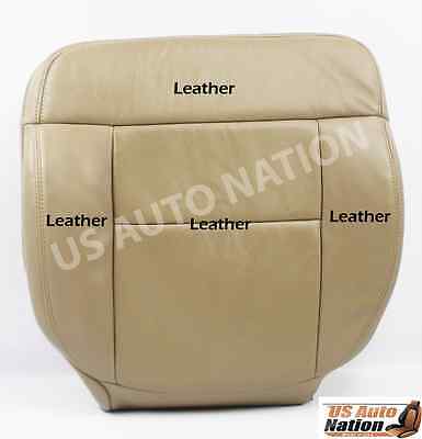 2005 2006  Ford F150 Lariat SuperCrew 4X4 Driver Bottom Leather Seat Cover Tan