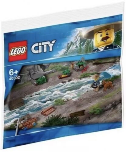 LEGO 40302 CITY BE MY HERO PARK RANGER MINIFIGURE & RAFT POLYBAG NEW SEALED
