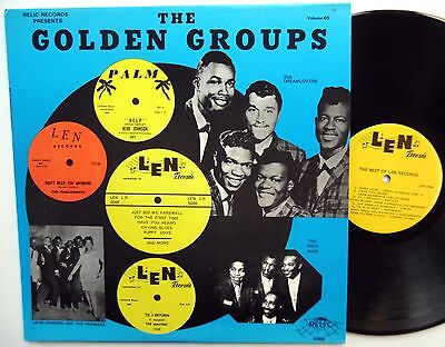 GOLDEN GROUPS Vol.40 LP Doo Wop Near-MINT best of LEN
