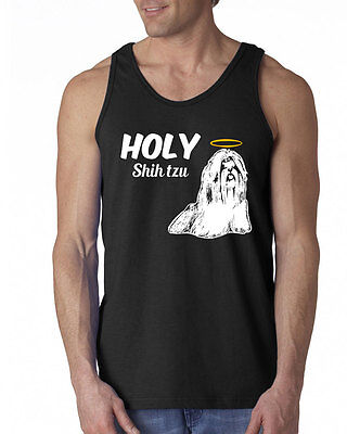 556 Holy Shih Tzu Tank Top funny dog lover breed toy Chinese best in show