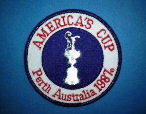 Vintage '87 Hat vintage Jacket  america's  Patch cup Challenge  Hoodie Americas on Iron Cup