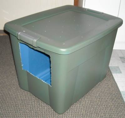 How To Make Your Own Jumbo Size Covered Cat Litter Box | eBay