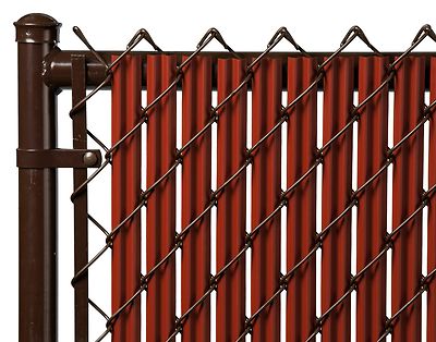 Chain Link Redwood Single Wall Ridged Privacy ...