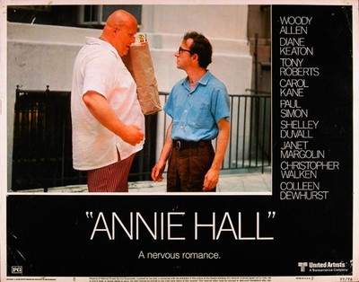 ANNIE HALL 1977 Woody Allen LOBBY CARD #8