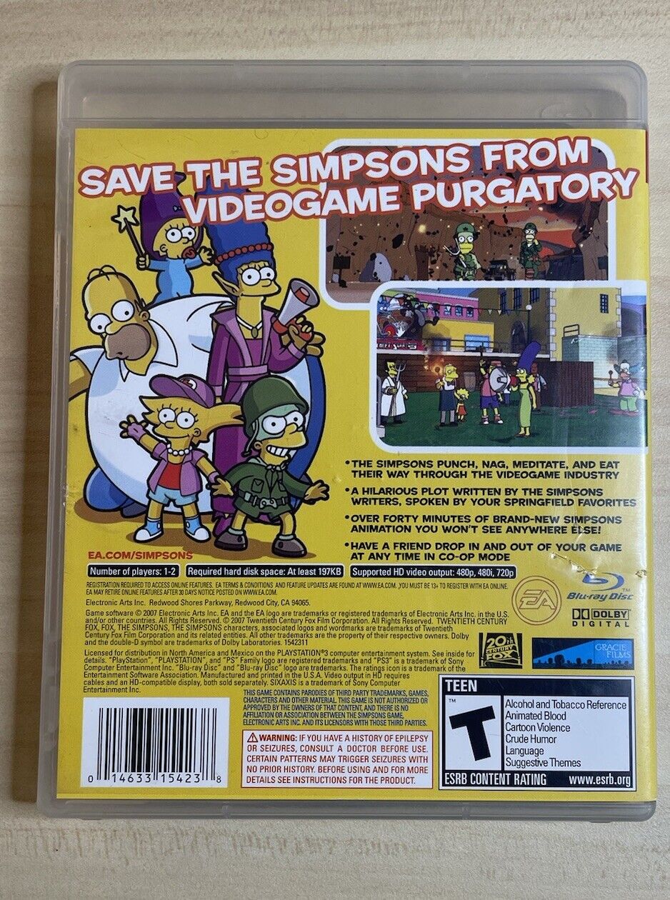 The Simpsons Game (Sony PlayStation 3, 2007)