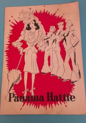 1940 Ethel Merman PANAMA HATTIE Cole Porter / Betty Hutton Souvenir Program