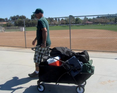 Folding Wagon Utility Cart Collapsible Beach Wagon ...