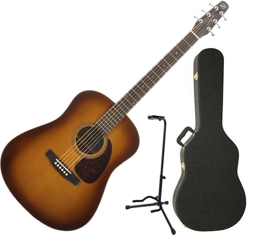 UPC 700175750570 product image for Seagull Entourage Rustic 29822 Acoustic Guitar Bundle W/free Case And Stand | upcitemdb.com