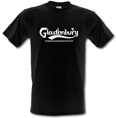 GLASTONBURY FESTIVAL Probably The Best Festival T-shirt in the World! S - (Best Festivals In The World)