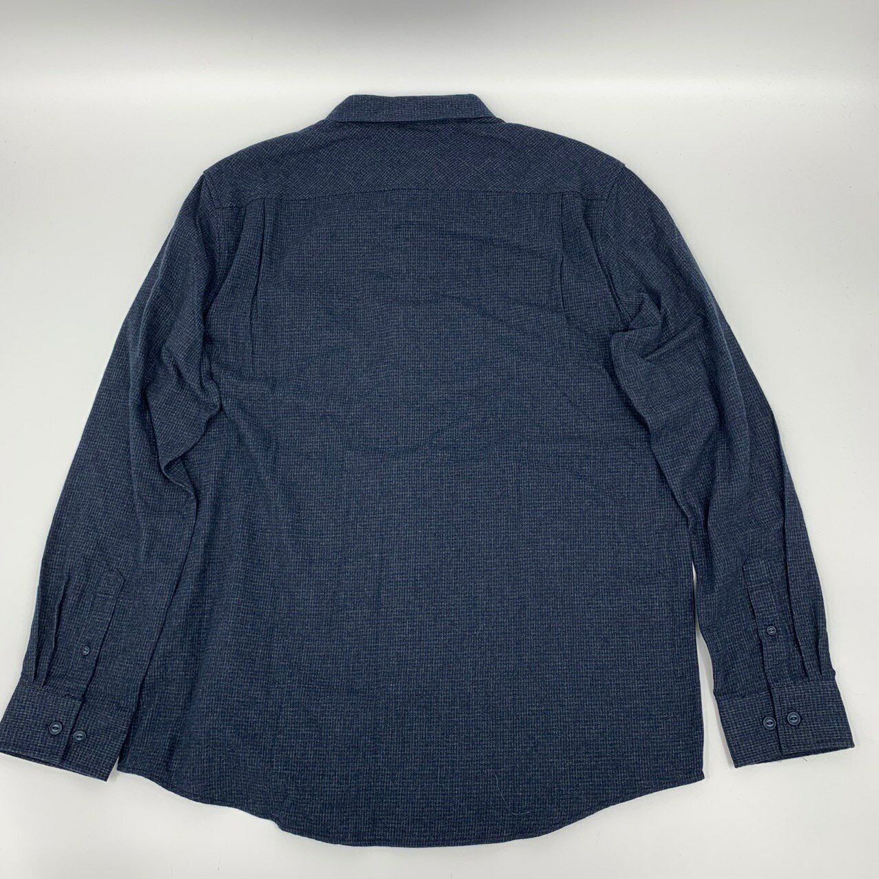 New Original Vintage 1948 mens long sleeve shirt navy Sz XL Cotton z 728