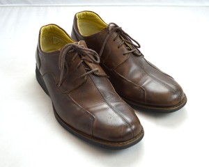 JOHNSTON-MURPHY-Brown-Leather-Oxford-Business-Casual-Dress-Shoes ...