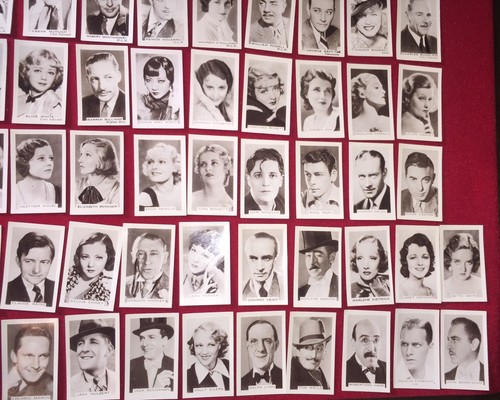 1936 FACCHINO CINEMA STARS ALL 100 CARDS MINT EXCELLENT MOVIE TRADING CARDS