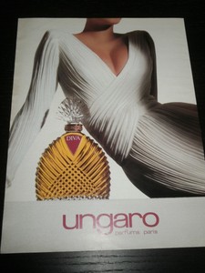 1989 DIVA UNGARO PERFUME PARFUM AD PUBLICITE