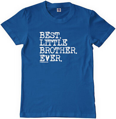Threadrock Boys Best Little Brother Ever Youth T-shirt Baby Bro (Best Little Brother T Shirt)