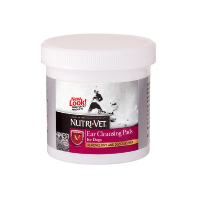 Nutri-Vet Ear Cleaning Pads Deodorizes Cleanse Cleaner ...