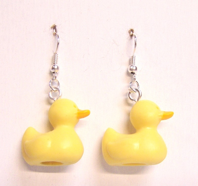 Rubber Duck Earrings eBay