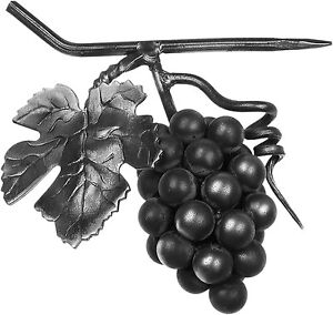 Grappe de raisins fer forgé 180 x 180 mm décoration grilles,pergolas
