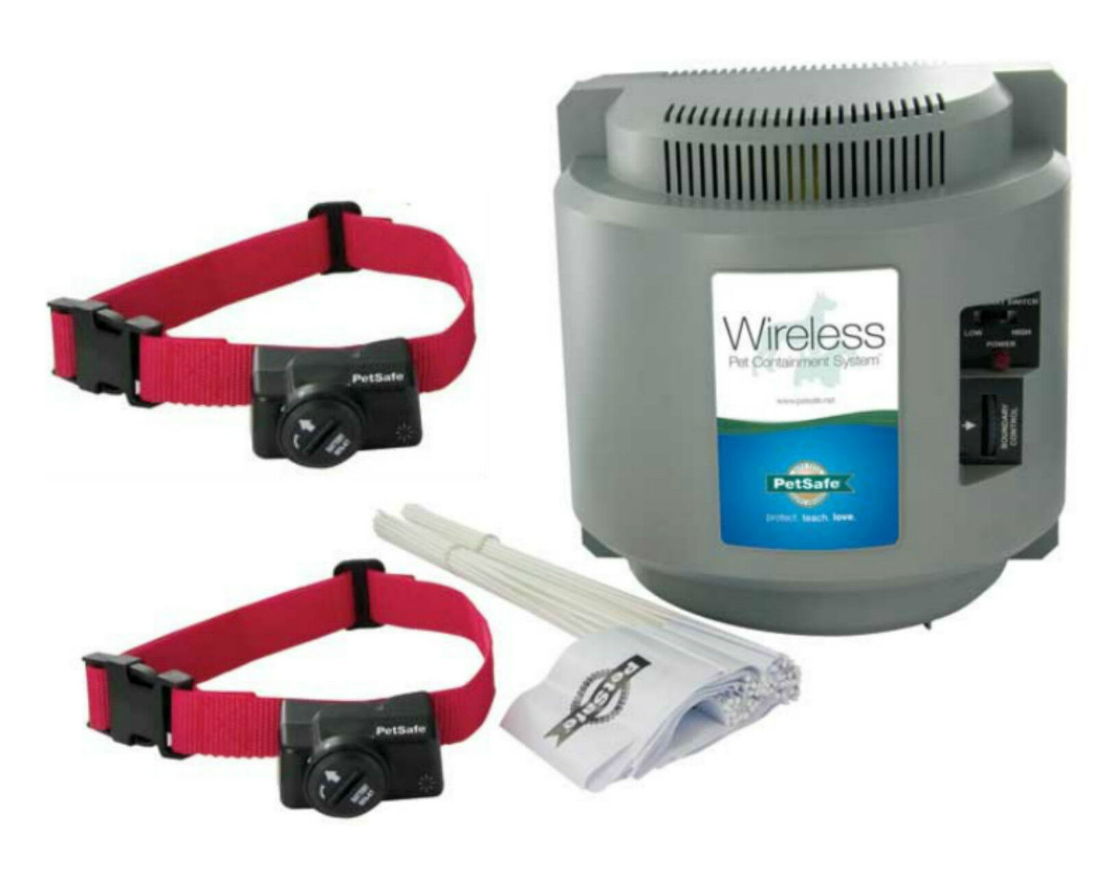 PetSafe PIF300 Wireless Instant Pet Fence 2 Dogs NEW with 12 Free