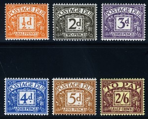 eBay: GREAT BRITAIN POSTAGE DUES SG#